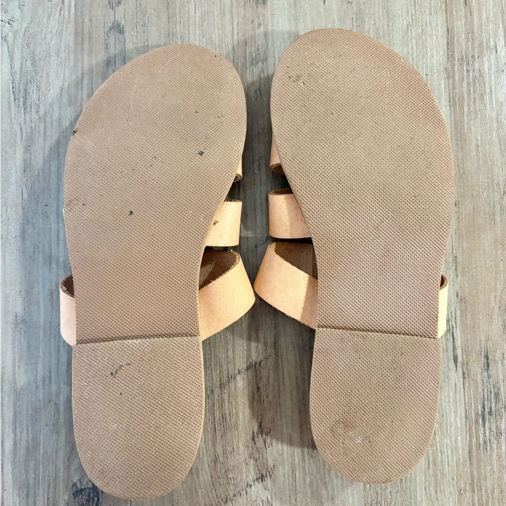 Lulu's Natural Vegetable Tanned Leather Sandals - Picture 6 of 6